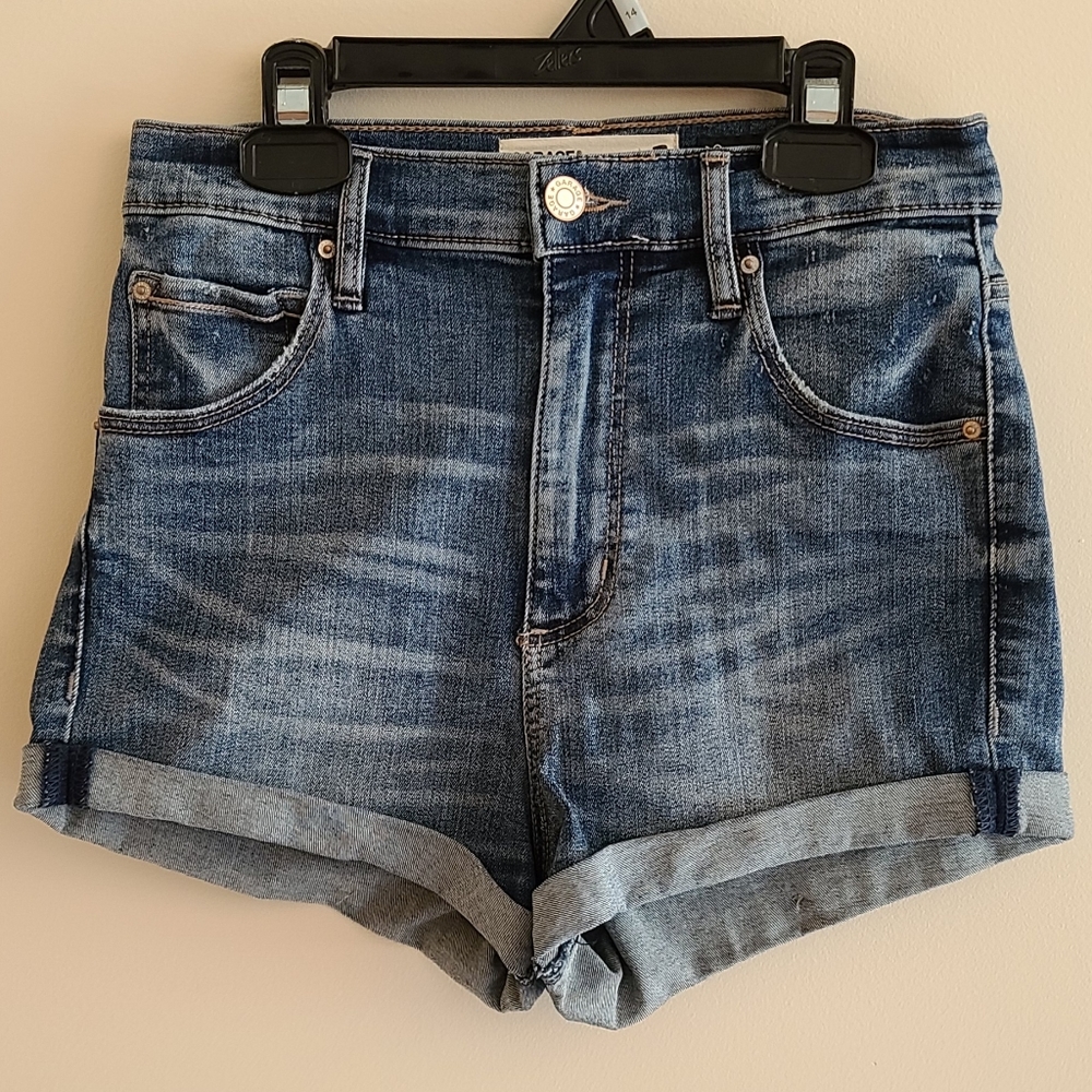 Ultra high rise shorts size 3 denim jean garage